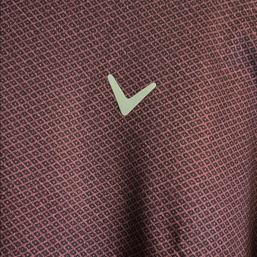 Callaway Burgundy Polo Shirt - Picture 3 of 5